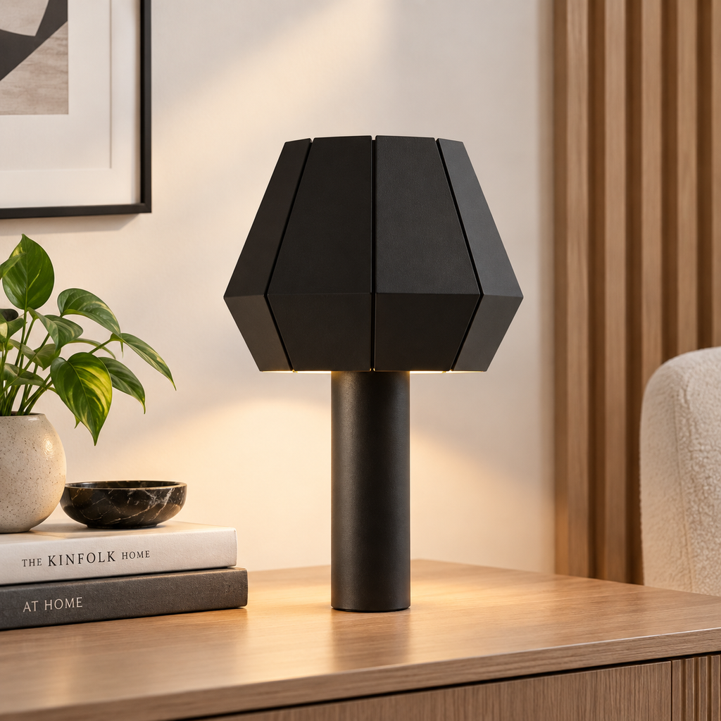 Black Modern Table Lamp