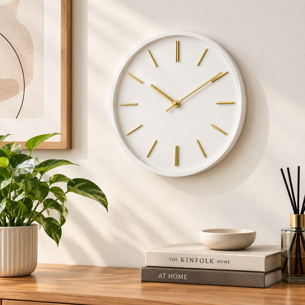 20" Contemporary Geometric Wall Clock