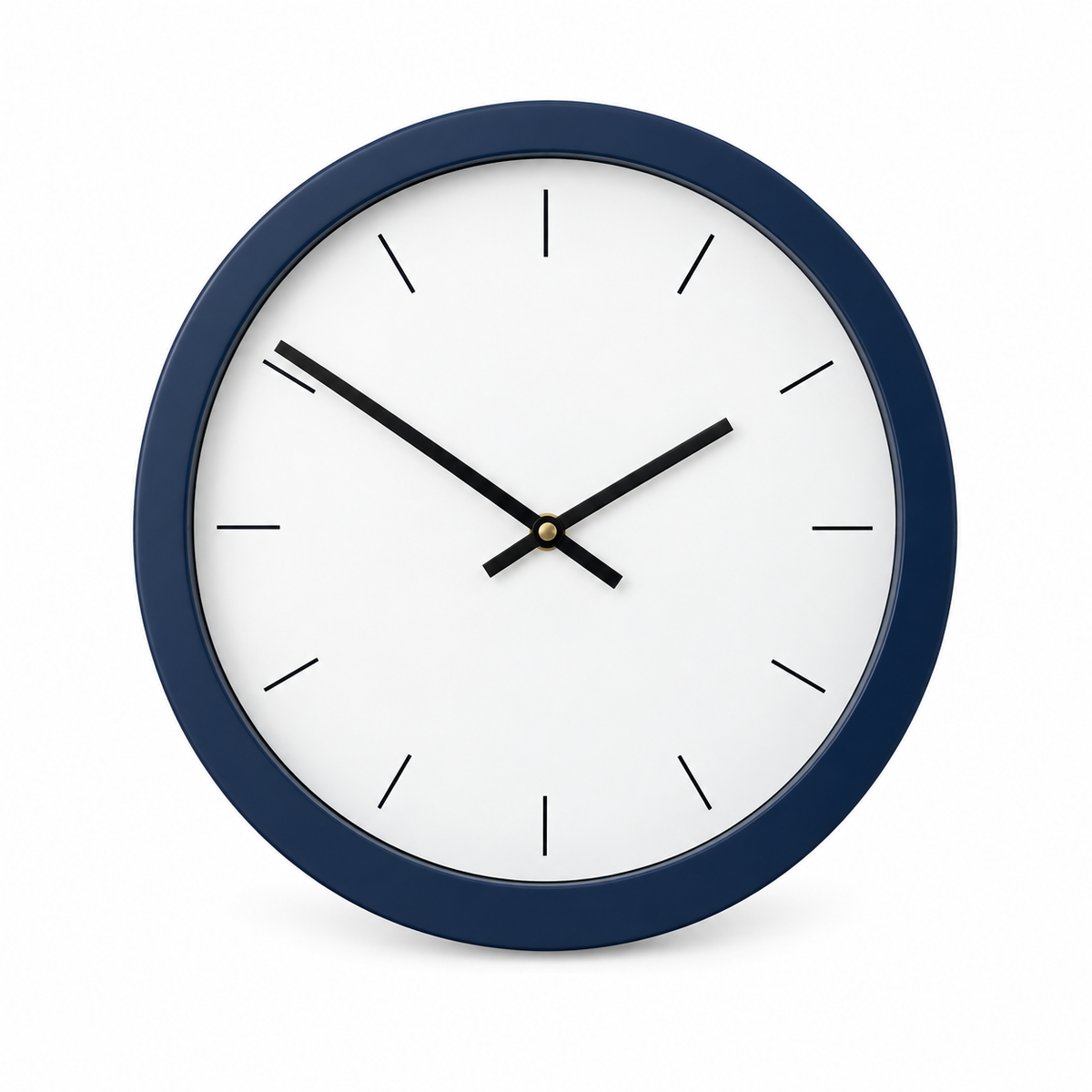 Classic Navy Round Wall Clock